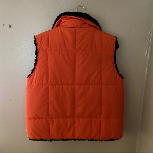 Alp N Rock Sonja Reversible Vest Tangerine black nylon fleece jacket Revolve NWT - Picture 6 of 11